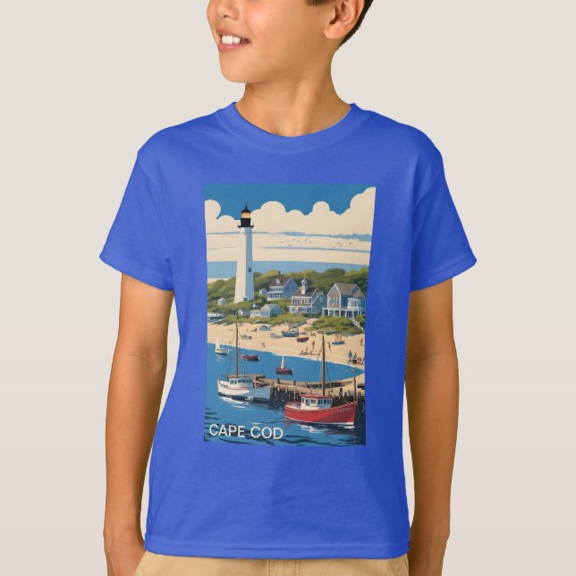 Cape Cod Massachusetts T-Shirt (Vorderseite)