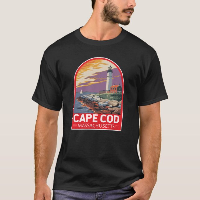Cape Cod Massachusetts T-Shirt (Vorderseite)