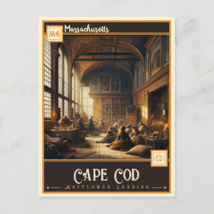 Cape Cod, Massachusetts   VINTAG Postkarte