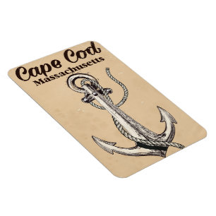 Cape Cod Massachusetts Vintage Reiseplakat Magnet