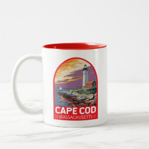 Cape Cod Massachusetts Zweifarbige Tasse