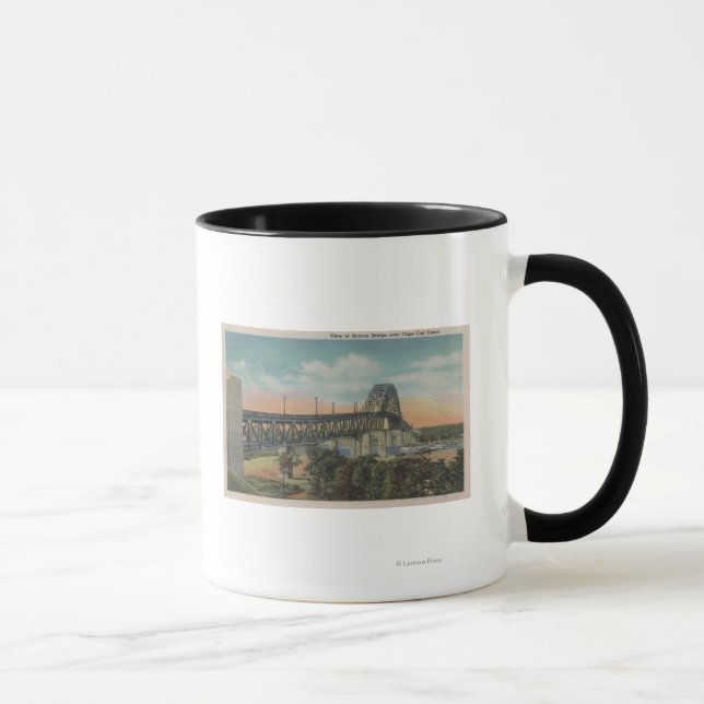 Cape Cod, MassachusettsAussicht auf die Bourne-Brü Tasse (Rechts)