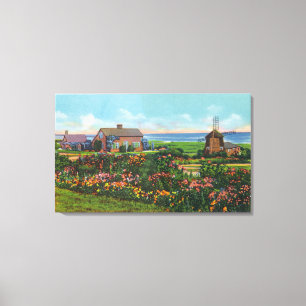 Cape Cod, MassachusettsSicht auf die Zuhause Leinwanddruck