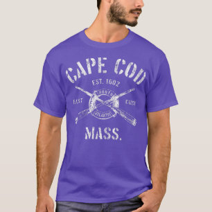 Cape Cod MassachusettsVintage Nautical Boating T-S T-Shirt