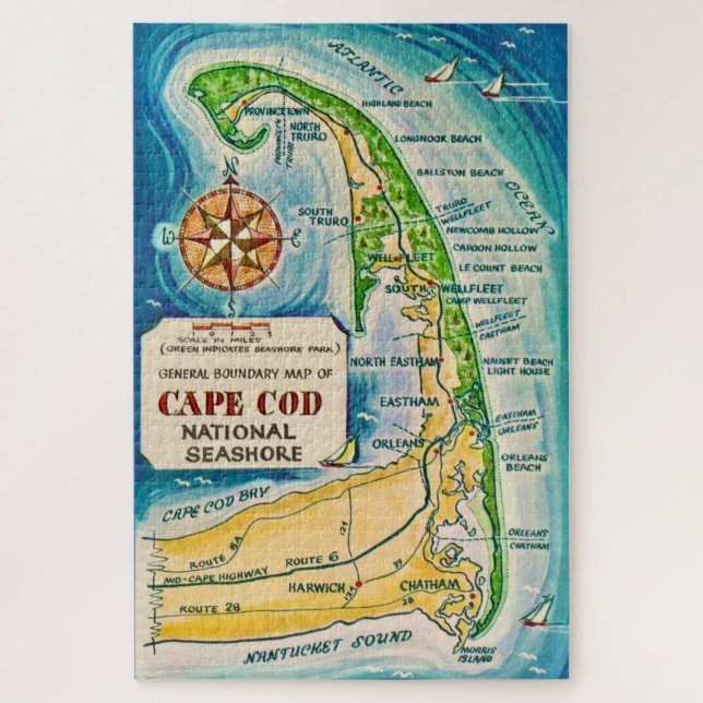 Cape Cod National Seashore 20x30 Puzzle (Vertikal)