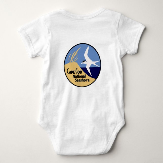 Cape Cod National Seashore Baby Strampler (Rückseite)