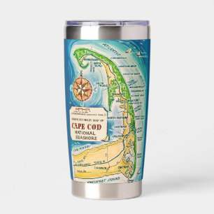 Cape Cod National Seashore Isolierte Tasse Thermobecher