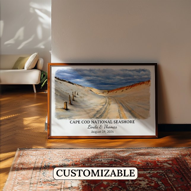 Cape Cod National Seashore Massachusetts Aquarell Poster (Von Creator hochgeladen)