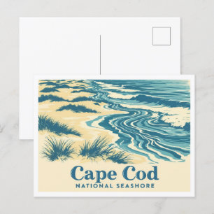 Cape Cod National Seashore Massachusetts Reise Postkarte
