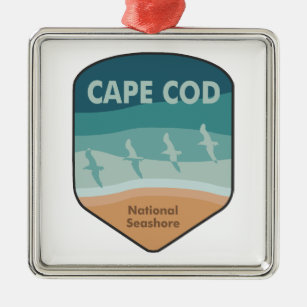Cape Cod National Seashore Massachusetts Seagulls Ornament Aus Metall