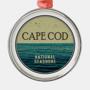 Cape Cod National Seashore Ocean Birds Ornament Aus Metall