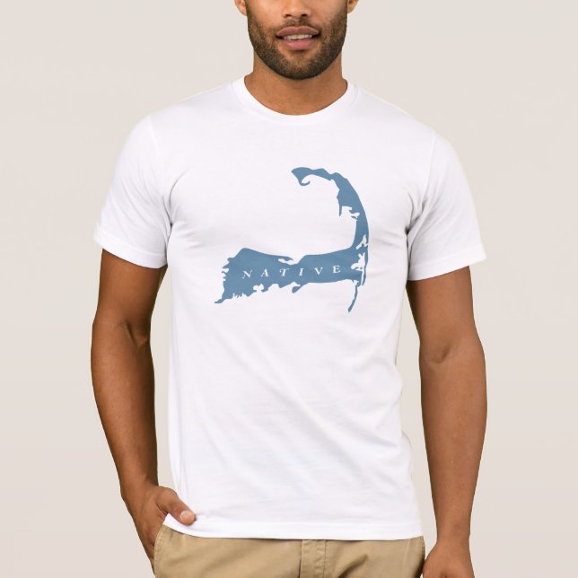 Cape Cod Native T - Shirt (blau) (Vorderseite)