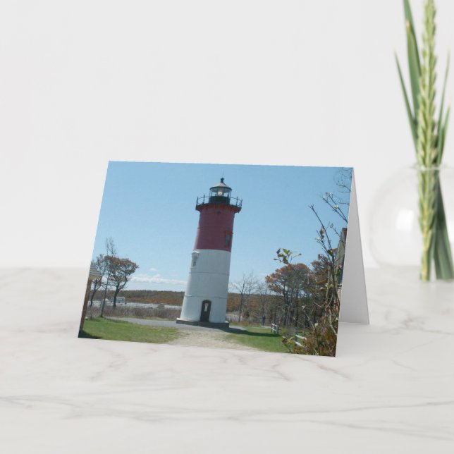 Cape Cod, Nauset Lighthouse Blank Card Karte (Vorderseite)