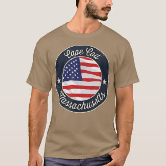 Cape Cod - Patriotic Massachusetts Souvenir T-Shir T-Shirt