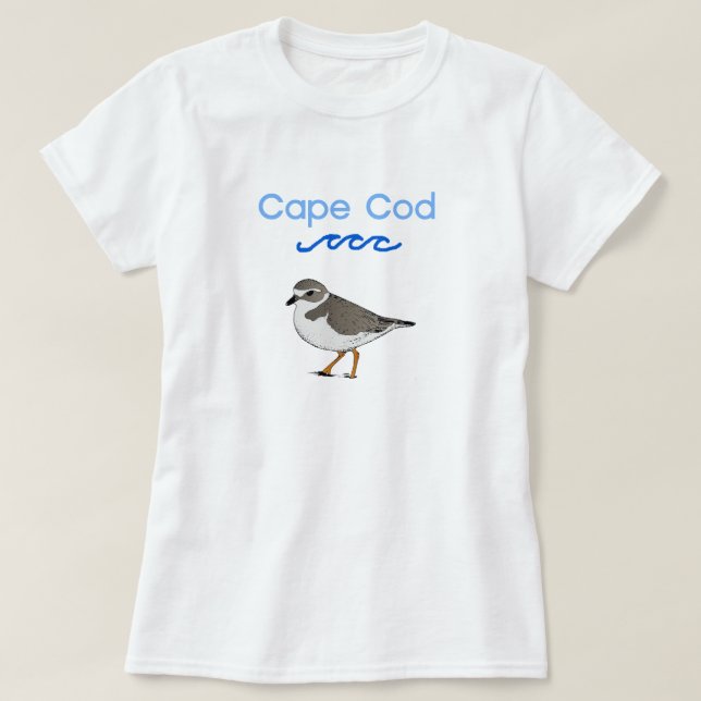 Cape Cod Piping Plover T-Shirt (Design vorne)