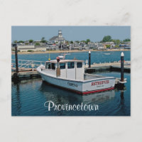 Cape Cod Provincetown Hafen, MA Post Card