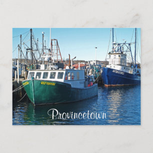 Cape Cod Provincetown Hafen, Post Card Postkarte