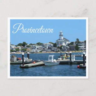 Cape Cod, Provincetown MA Post Card Postkarte