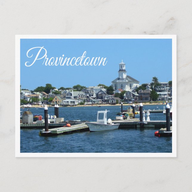 Cape Cod, Provincetown MA Post Card Postkarte (Vorderseite)
