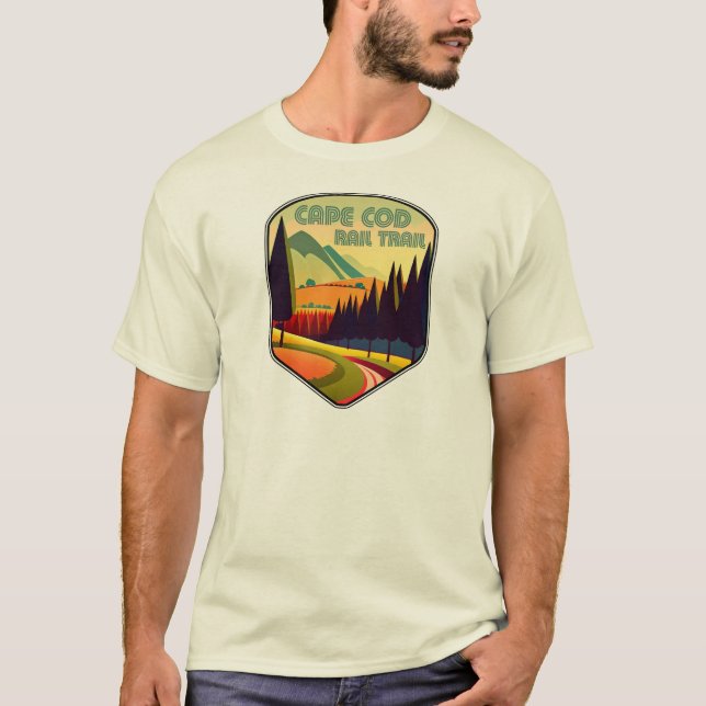 Cape Cod Rail Trail Colors T-Shirt (Vorderseite)