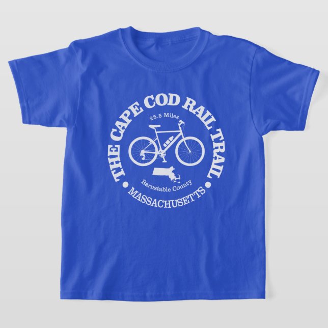 Cape Cod Rail Trail (Radfahren) T-Shirt (Ablage )