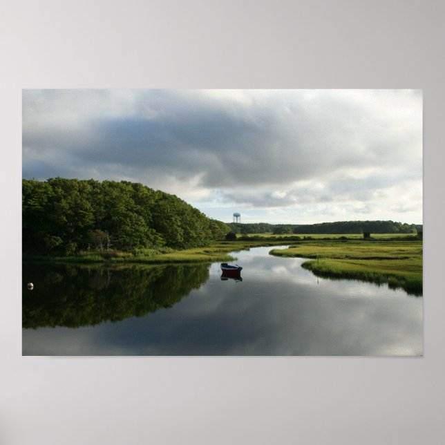 Cape Cod Red Boat Poster (Vorne)