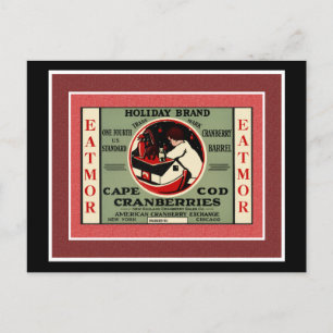 Cape Cod Santa Cranberry Postkarte