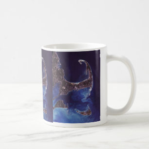 Cape Cod-Satelliten-Fotografie Kaffeetasse
