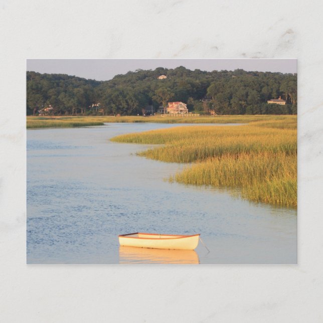 Cape Cod Scene, Pamet River, Truro Postkarte (Vorderseite)