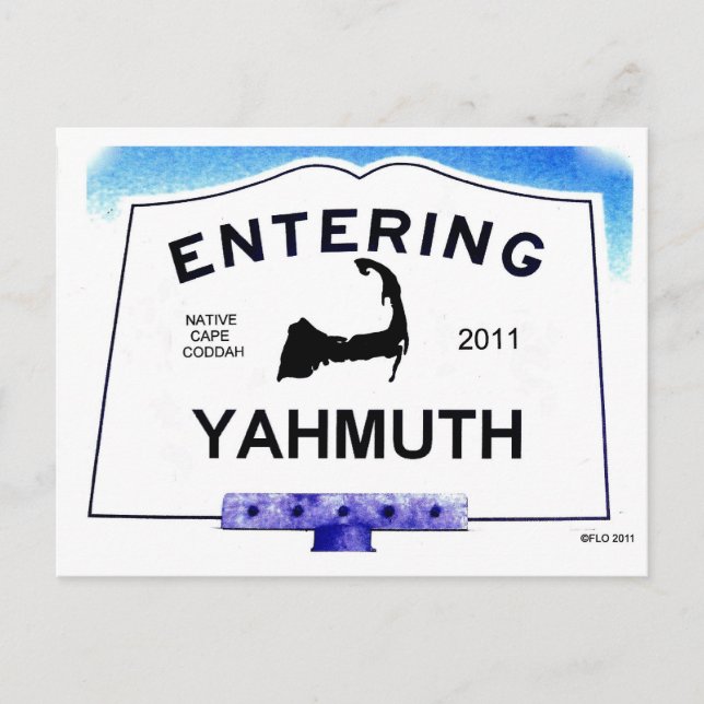 Cape Cod-Stadt, Yahmuth (Yarmouth "zu den Postkarte (Vorderseite)