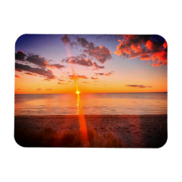 Cape Cod Strand Sonnenuntergang Foto Magnet