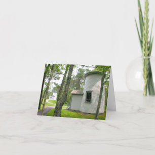 Cape Cod, Three Sisters Lighthouses Blank Card Karte