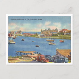 Cape Cod Vintag Wychmere Harbour-Szene Postkarte