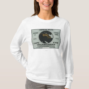 Cape Codchipmunk-Marken-Moosbeeraufkleber T-Shirt