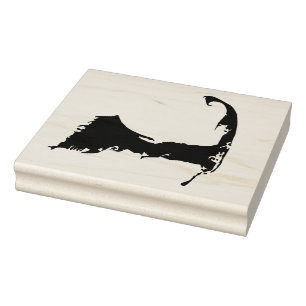 Cape Code Massachusetts Map Gummistempel