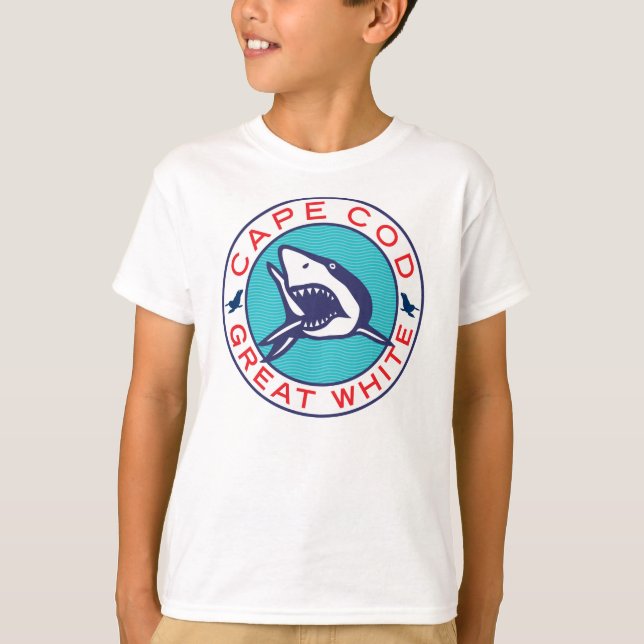 Cape- Codgroßes weißes T-Shirt (Vorderseite)