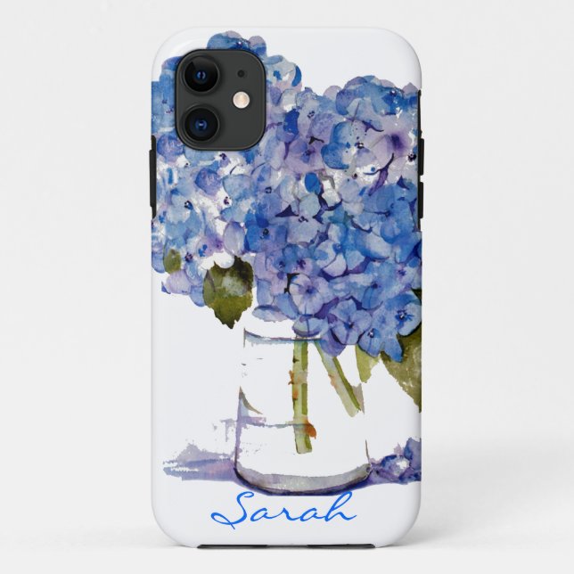 Cape CodHydrangeas iPhone 5 Fall personalisiert Case-Mate iPhone Hülle (Rückseite)