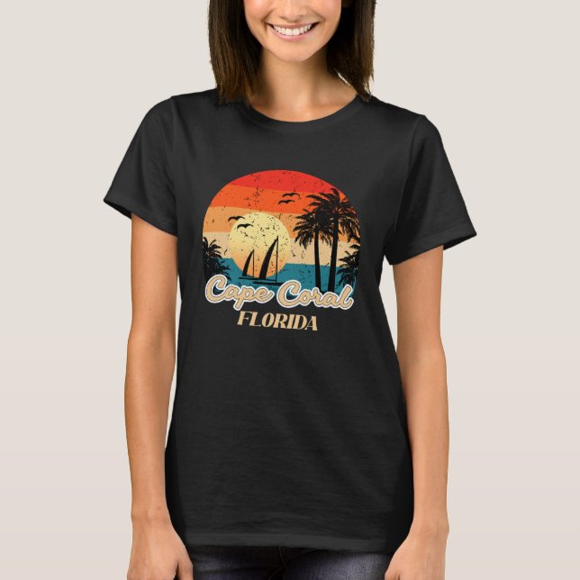 Cape Coral Florida Souvenirs Family Road Trip Vaca T-Shirt (Vorderseite)