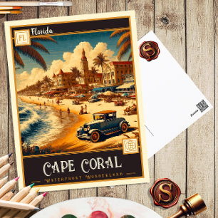 Cape Coral, Florida   Vintage Ansichtskarte Postkarte