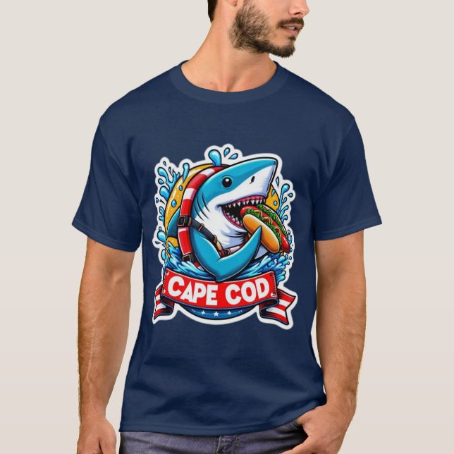 CAPE CSB-GREAT WHITE ESSING HET HUND T-Shirt (Vorderseite)