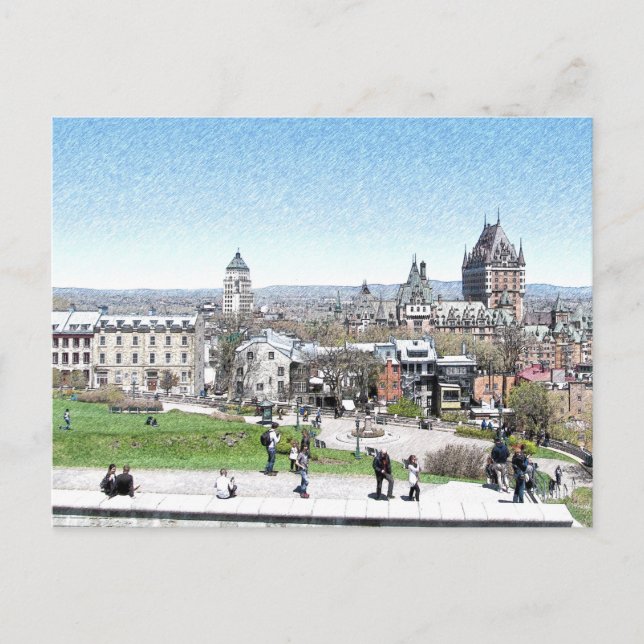 CAPE DIAMONONON IN QUEBEC CITY POSTCARD POSTKARTE (Vorderseite)