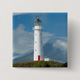 Cape Egmont Leuchtturm und Mt Taranaki/Mt Button