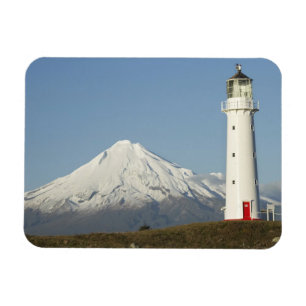 Cape Egmont Leuchtturm und Mt Taranaki / Mt Magnet