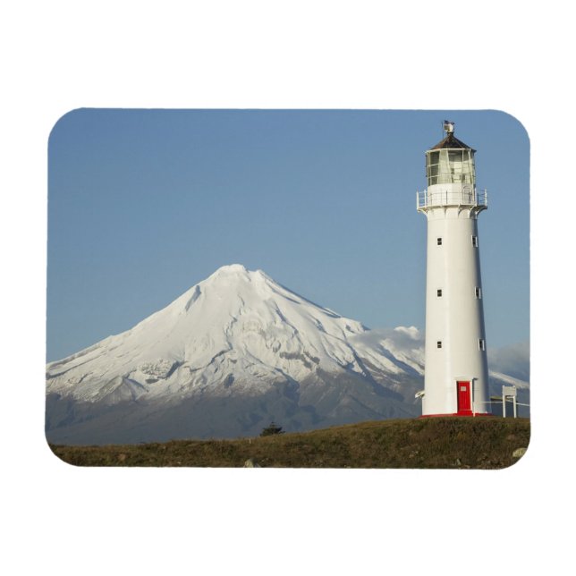 Cape Egmont Lighthouse und Mt Taranaki / Mt Magnet (Horizontal)