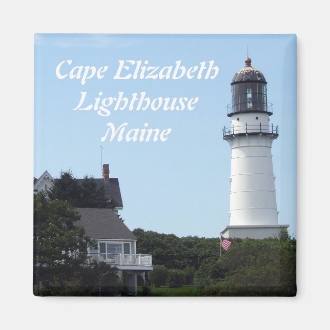 Cape Elizabeth Lighthouse Magnet (Vorne)