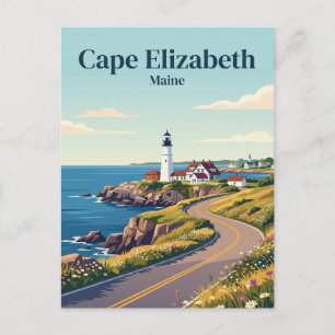 Cape Elizabeth USA Postkarte