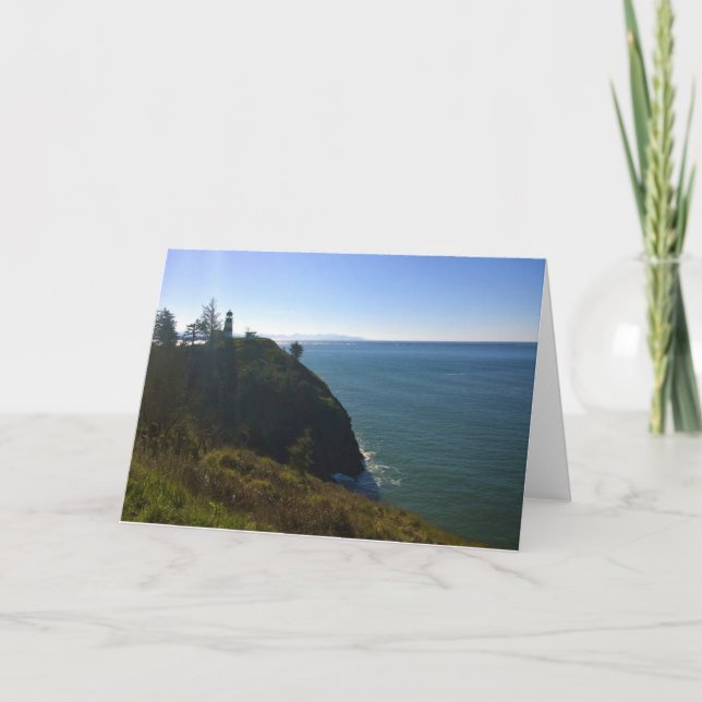 Cape Enttäuschung Lighthouse, Washington Karte (Vorderseite)
