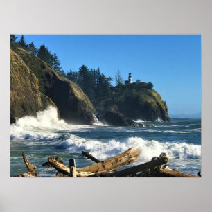 Cape Enttäuschung Lighthouse, Washington Poster