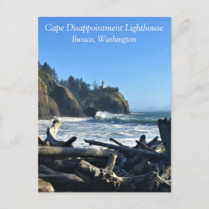 Cape Enttäuschung Lighthouse, Washington Postkarte