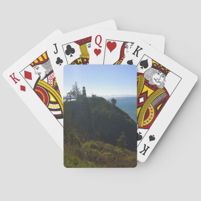 Cape Enttäuschung Lighthouse, Washington Spielkarten (Rückseite)